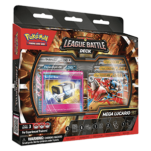 Mega Lucario ex League Battle Deck — Produit scellé Pokémon de la série Méga-Évolution