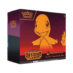 Flammes Obsidiennes Pokémon Center Elite Trainer Box — Produit scellé Pokémon de la série Flammes Obsidiennes