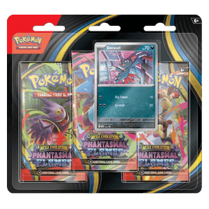 Flammes Fantasmagoriques: Sneasel 3-Pack Blister — Produit scellé Pokémon de la série Flammes Fantasmagoriques