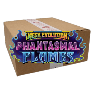 Flammes Fantasmagoriques 10 Elite Trainer Box Case — Produit scellé Pokémon de la série Flammes Fantasmagoriques