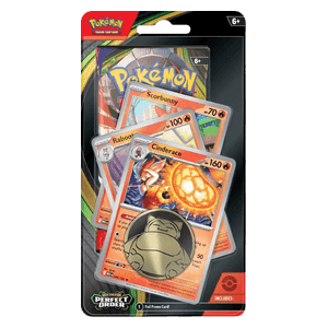 Équilibre Parfait: Cinderace Premium Checklane Blister — Produit scellé Pokémon de la série Équilibre Parfait