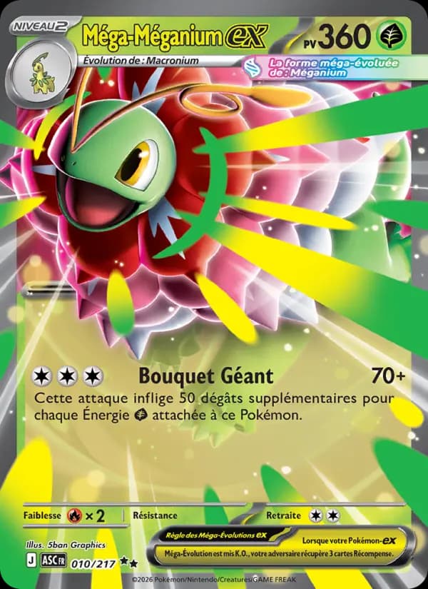 Carte Pokémon Méga-Méganium ex 10