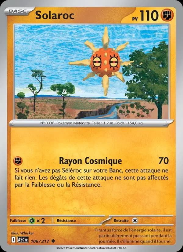 Carte Pokémon Solaroc 106