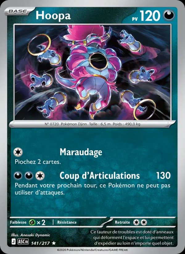 Carte Pokémon Hoopa 141