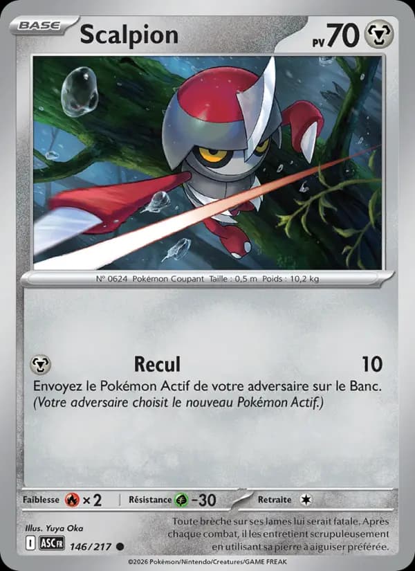 Carte Pokémon Scalpion 146