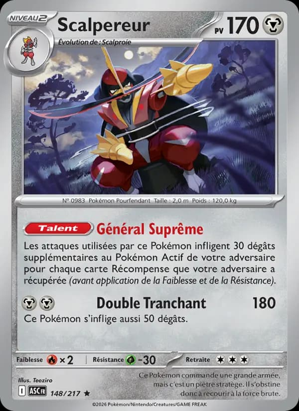 Carte Pokémon Scalpereur 148