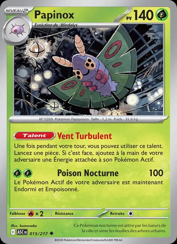 Carte Pokémon Papinox 15