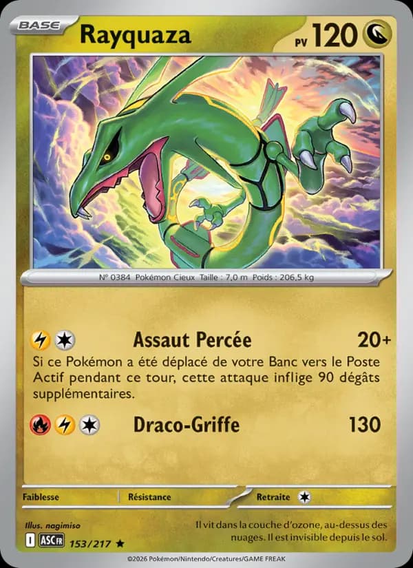Carte Pokémon Rayquaza 153