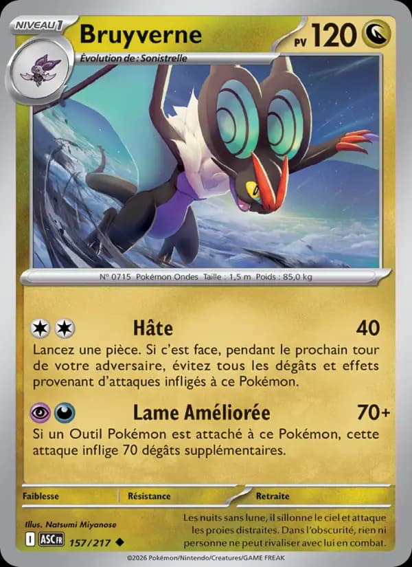 Carte Pokémon Bruyverne 157
