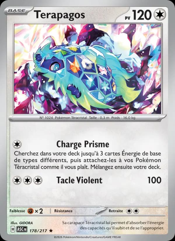 Carte Pokémon Terapagos 178