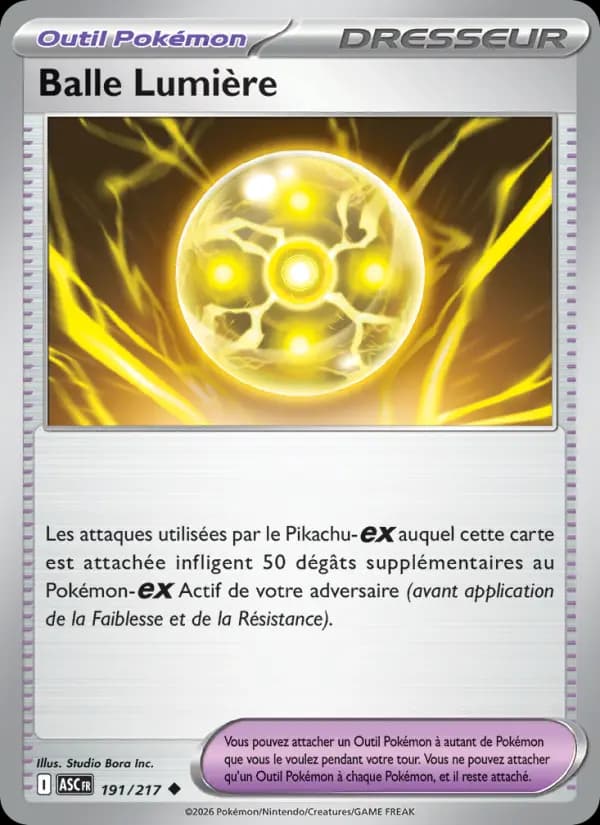 Carte Pokémon Balle Lumière 191