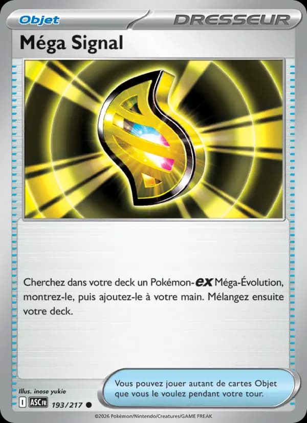 Carte Pokémon Méga Signal 193