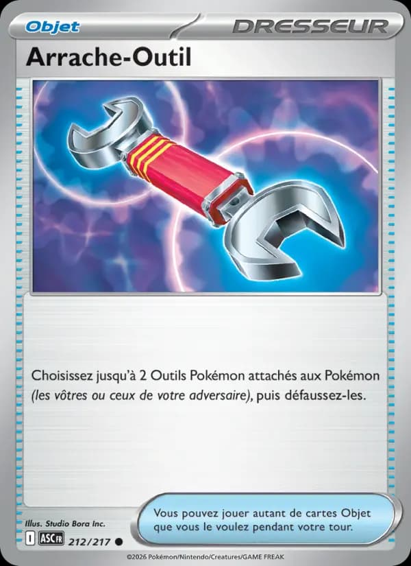 Carte Pokémon Arrache-Outil 212