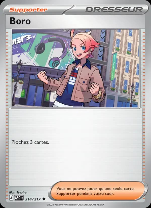Carte Pokémon Boro 214