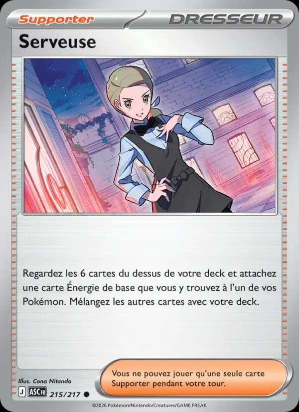 Carte Pokémon Serveuse 215