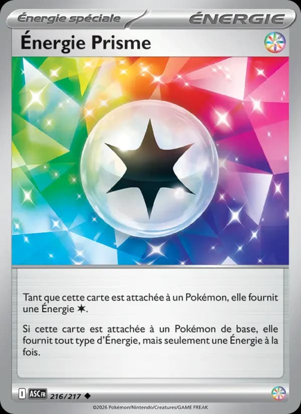 Carte Pokémon Énergie Prisme 216