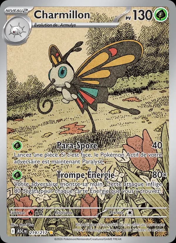 Carte Pokémon Charmillon 219