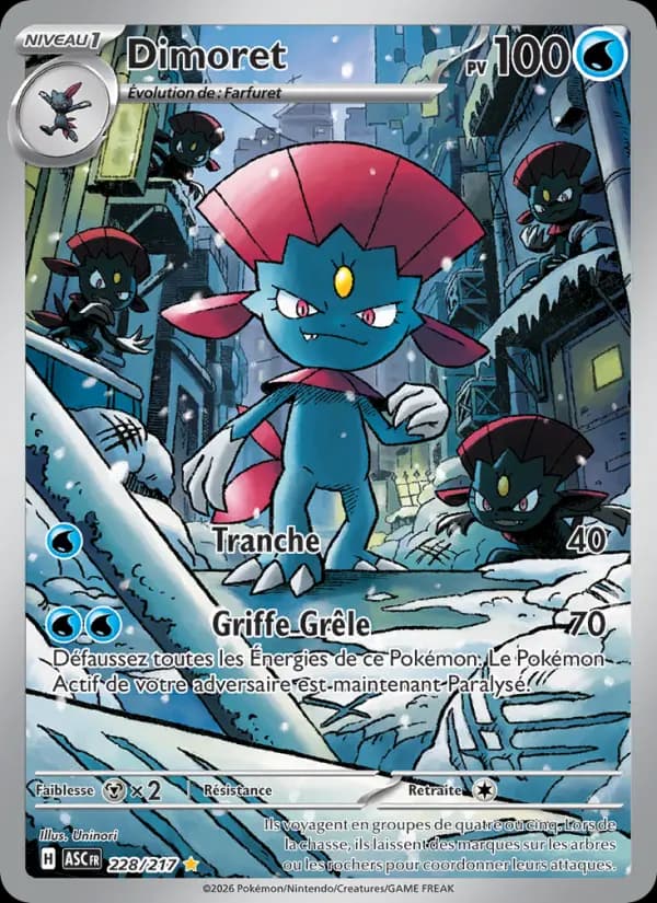 Carte Pokémon Dimoret 228 — Héros Transcendants