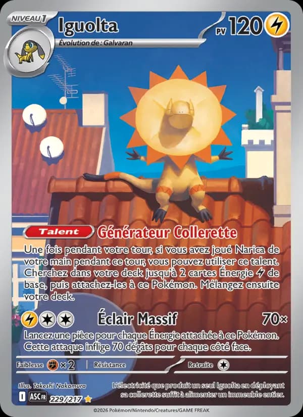 Carte Pokémon Iguolta 229