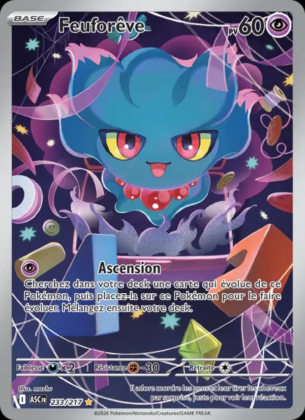 Carte Pokémon Feuforêve 233