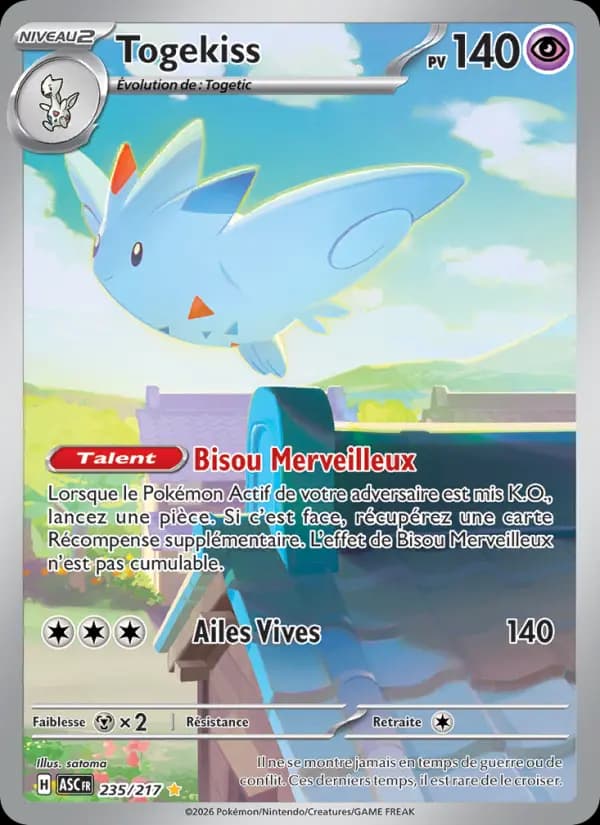 Carte Pokémon Togekiss 235