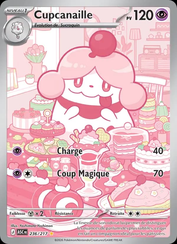Carte Pokémon Cupcanaille 236