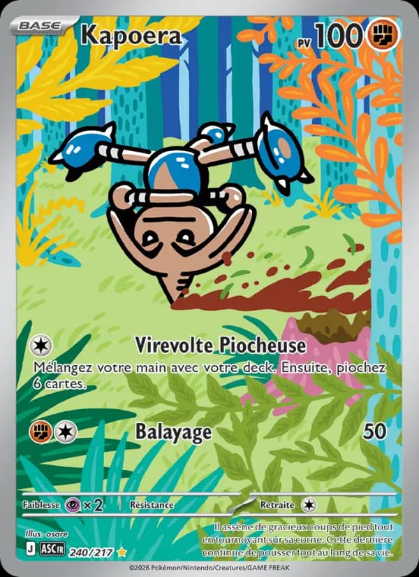 Carte Pokémon Kapoera 240