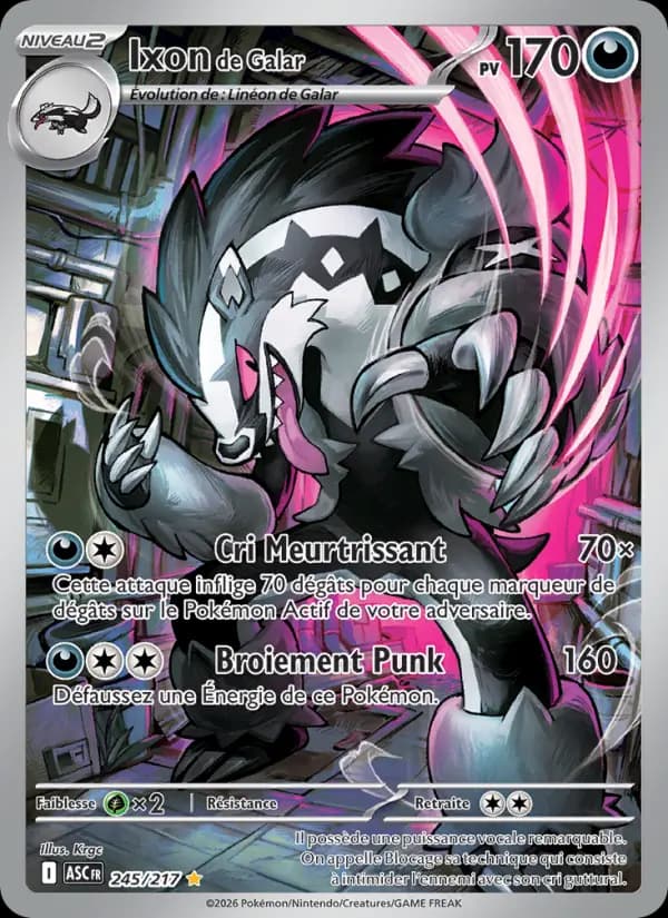 Carte Pokémon Ixon de Galar 245