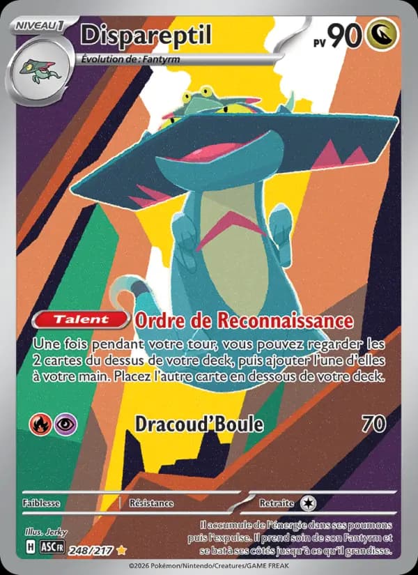 Carte Pokémon Dispareptil 248