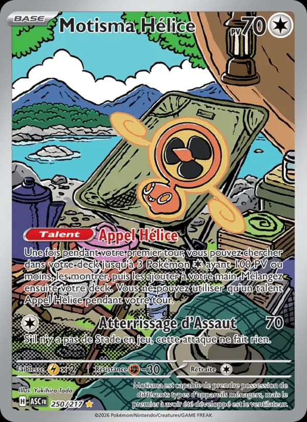 Carte Pokémon Motisma Hélice 250