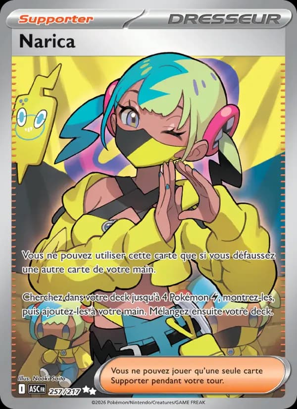 Carte Pokémon Narica 257