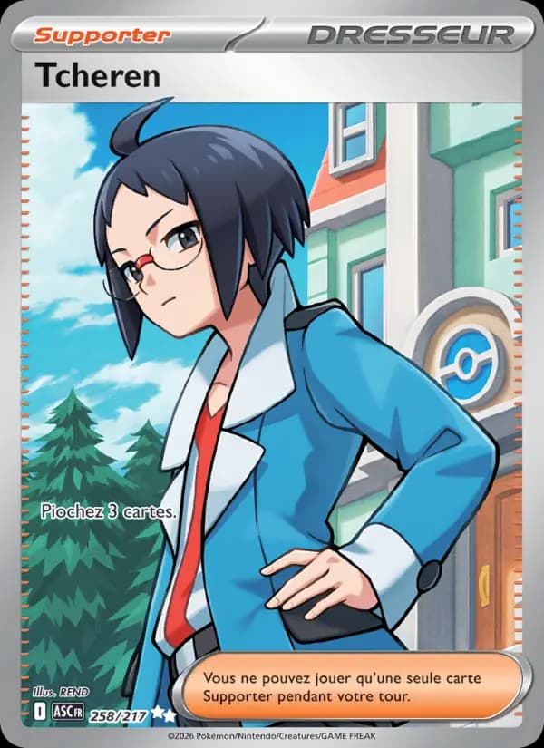 Carte Pokémon Tcheren 258