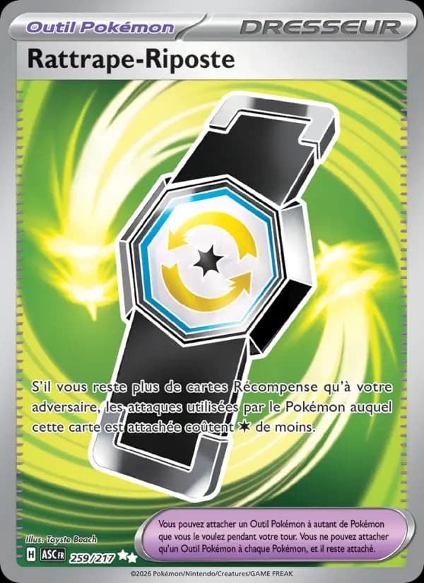 Carte Pokémon Rattrape-Riposte 259