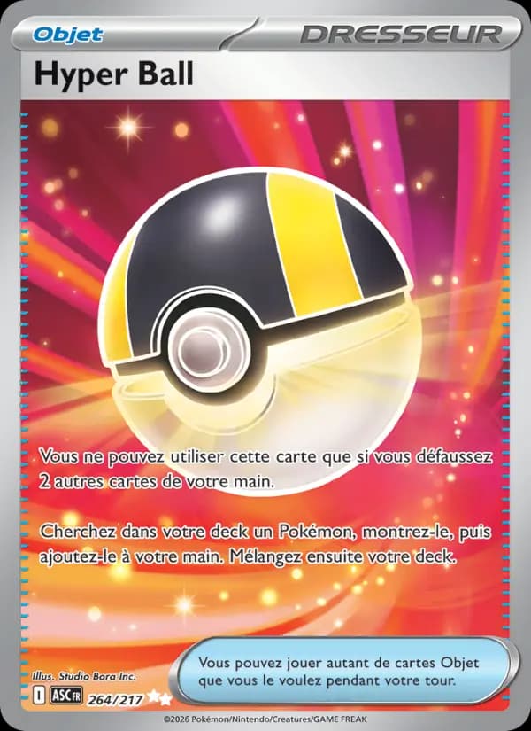 Carte Pokémon Hyper Ball 264