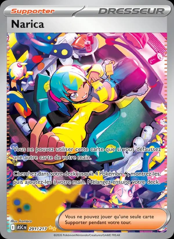 Carte Pokémon Narica 291 — Héros Transcendants