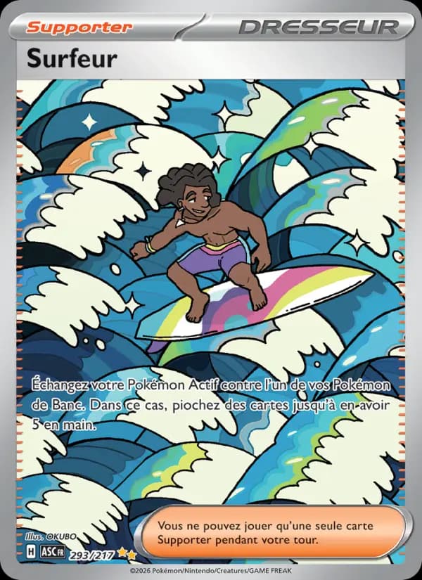 Carte Pokémon Surfeur 293 — Héros Transcendants