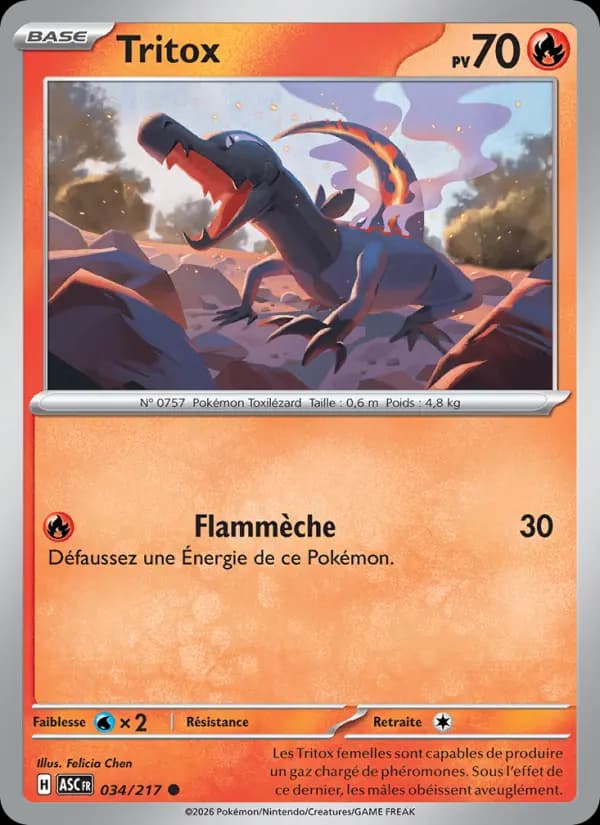 Carte Pokémon Tritox 34