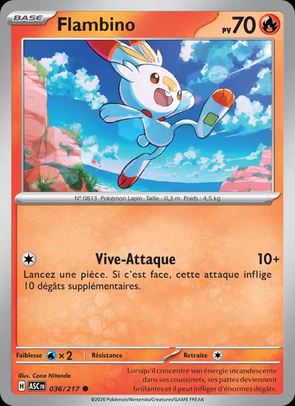 Carte Pokémon Flambino 36
