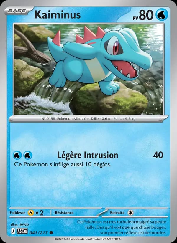 Carte Pokémon Kaiminus 41