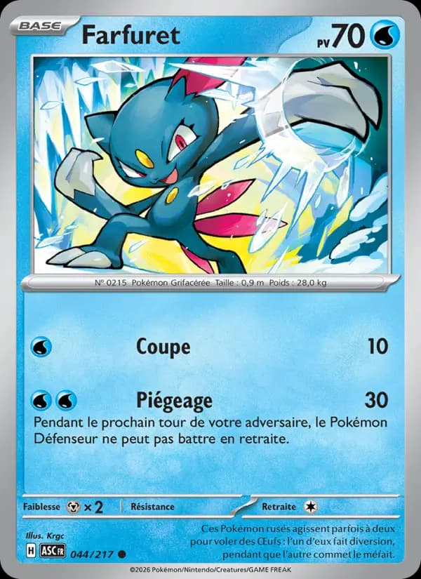 Carte Pokémon Farfuret 44
