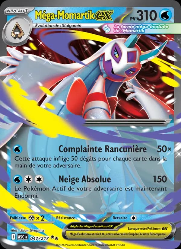 Carte Pokémon Méga-Momartik ex 47