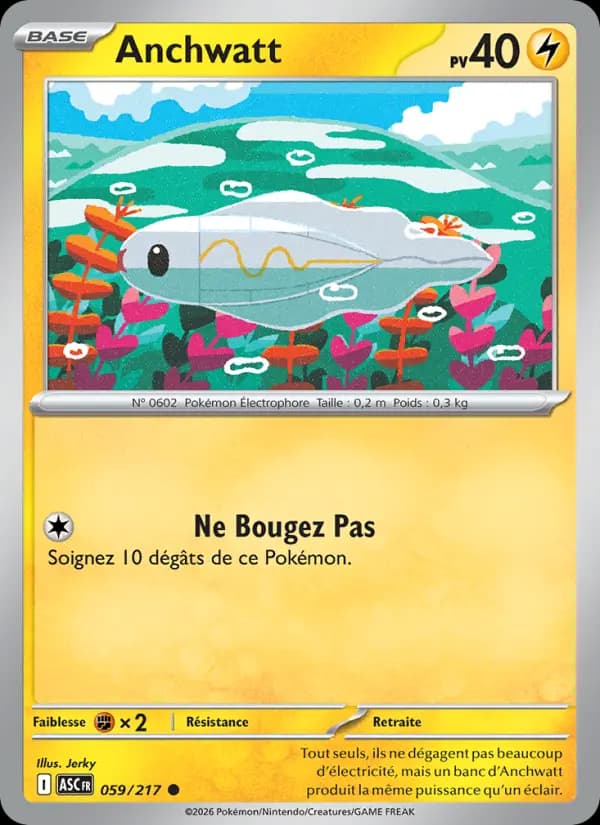 Carte Pokémon Anchwatt 59