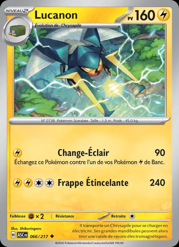 Carte Pokémon Lucanon 66
