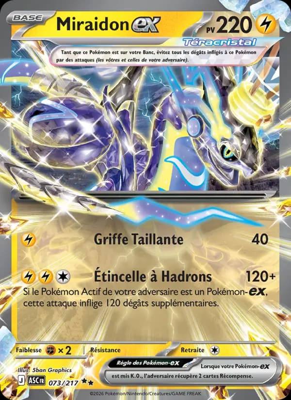 Carte Pokémon Miraidon ex 73