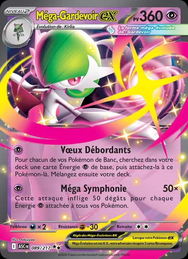 Carte Pokémon Méga-Gardevoir ex 89