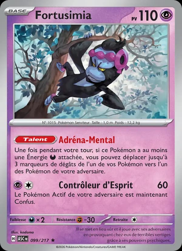 Carte Pokémon Fortusimia 99