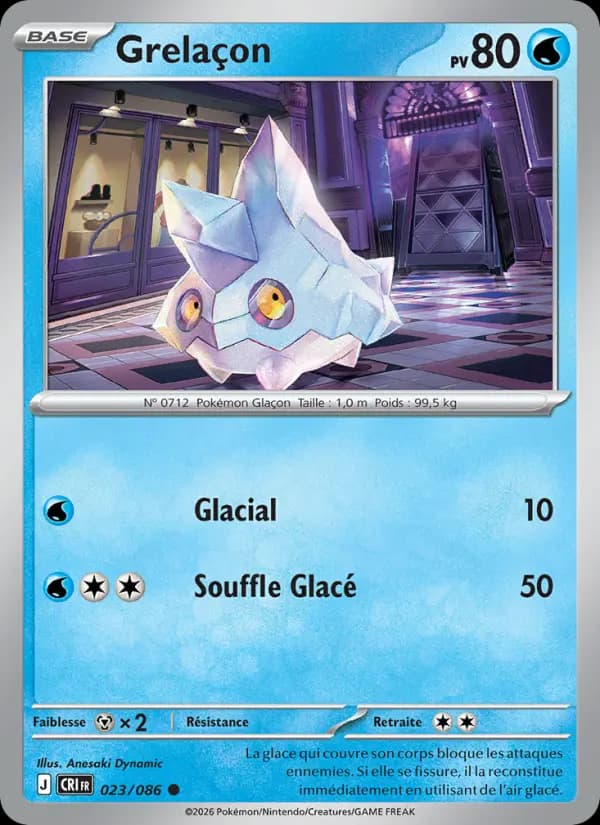 Carte Pokémon Grelaçon 023/086
