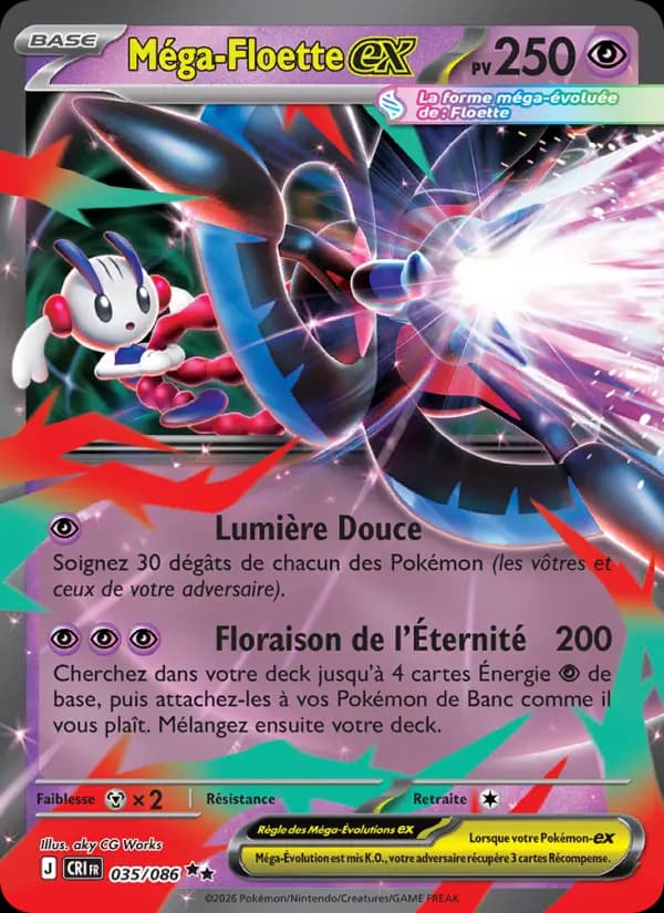 Carte Pokémon Méga-Floette ex 035/086