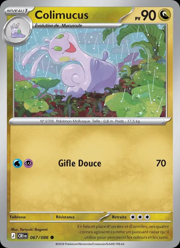 Carte Pokémon Colimucus 067/086