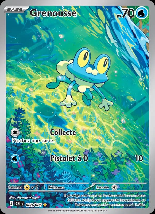 Carte Pokémon Grenousse 088/086 — Chaos Ascendant